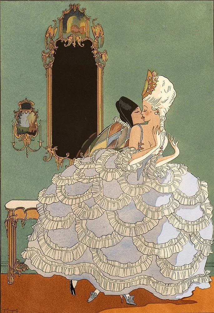 235-Ettore Tito-Arlecchino e Colombina  